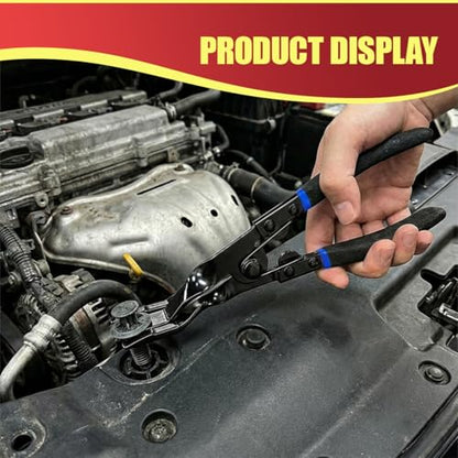 Automotive Panel Clip Removal Tool, Car Upholstery Trim Removal Pliers, Car Dashboard Fastener Push Pin Plier, Vehicle Interior Repair Tool for Most Vehicles (Blue) - color: Blue