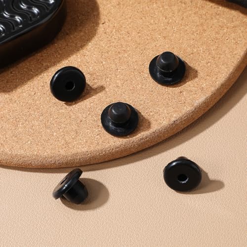 5Pcs Hydraulic Jack Oil Plugs Floor Jack Repair Plug Bottle Oil Filler Plug Flat-Head Floor Replacement Accessories Horizontal Bung Reservoir Rubber Filler Reservoir Plugs