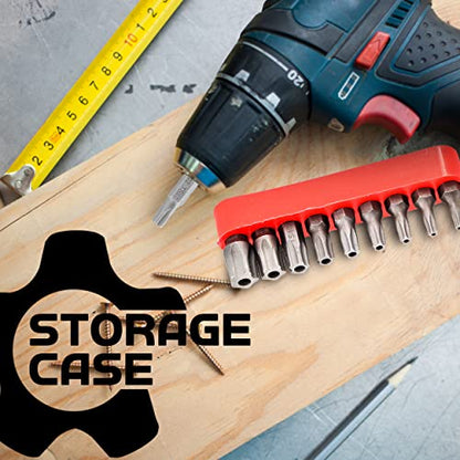 Torx Plus 5-Point Tamper-Proof Security Bits - 12Pc Torx Star 5 Point, Security Tamper Proof, Driver Bit Set TS7,8,9,10,15,20,25,27,30,40,45,50 Multifunction Damage/Shear Resistant Torque Kit - style: Torx Plus (5-Point)