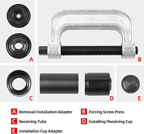 DAYUAN 52 in 1 Custom Bushing Driver Set Bundle Ball Joint Press & U Joint Removal Tool Kit