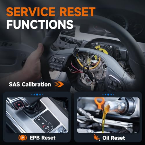 FOXWELL NT630 Plus OBD2 Scanner with ABS and SRS, ABS Auto Bleed, 4 Resets | Brake Code Reader, ABS Bidirectional Scan Tool, Oil EPB SAS Check Engine Light, Live Data, No Subscription, WiFi Update