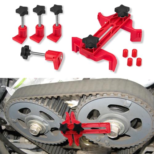 Engine Timing Tool, Camshaft Locking Tool, Engine Camshaft Alignment Timing Tool Kit, Camshaft Sprocket Clamp Kit, Car Main Cam Timing Sprocket Gear Locking Tool Set Suitable for Most Car