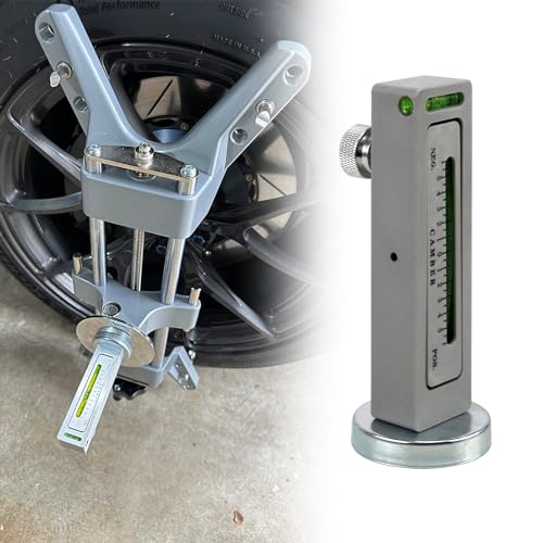 RULLINE Universal Magnetic Gauge Tool Wheel Alignment Camber Alignment Tool Magnetic Wheel Alignment Gauge Camber Caster Strut Wheel Alignment Tool for Truck Car RV - size: 1 PACK