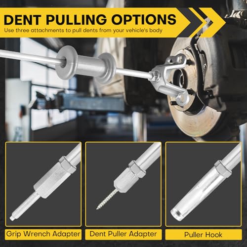 9-Way 2/3 Jaw Bearing Hub Gear Seal Remover Tool | 19PCS Heavy Duty Slide Hammer Puller Kit
