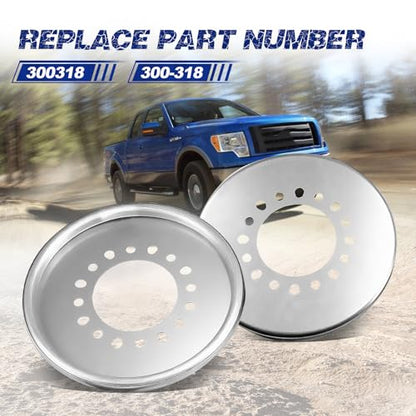 300-318 Steer Auto Wheel Balancer Fit for Dodge/Ford/Centramatic Wheel /8 Bolt Wheels 3/4 and 1 ton Single Rear Wheel (GM 1995 and Older), 4 Balancers Included 300318