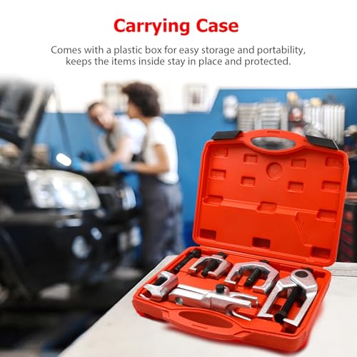 5pcs Ball Joint Separator Kit Pitman Arm Puller Tie Rod End Remover Splitter Removal Tool Automotive Front End Service Set