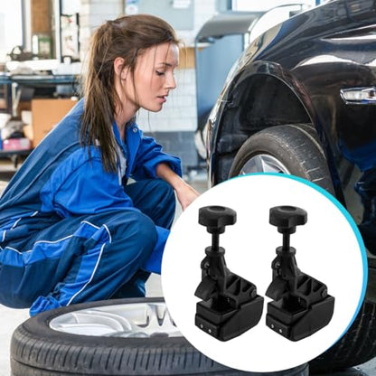 2PCS Car Tire Changer Tool, Heavy-Duty Vehicle Tyre Drop Center Tool Rim Pry Bead Clamp, Automotive Manual Wheel Bead Breaker Changing Helper, Universal for Most Vehicles (New) - size: 7.09 x 3.27"