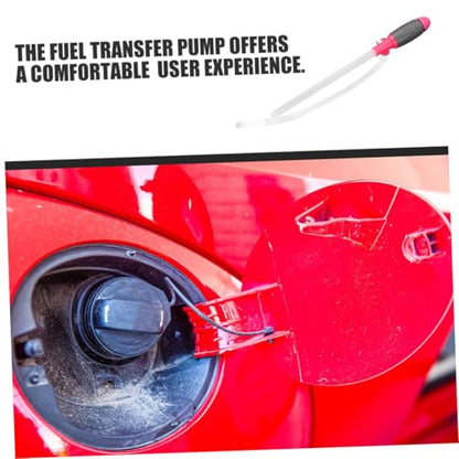 Alipis Manual Fuel Transfer Pump Kit 2-Piece Siphon Pump Hose Water Easy to Use for Automotive and Home Applications
