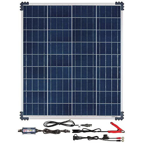 Optimate Solar 80W Travel kit, TM523-8TK, 6-Step 12V 6.7A Weatherproof Solar Battery Saving Charger & maintainer - style: OptiMATE Solar 12V charge controller with 80W Solar Panel (Travel Kit)