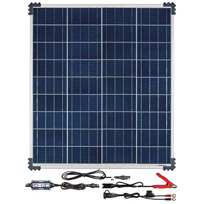 Optimate Solar 80W Travel kit, TM523-8TK, 6-Step 12V 6.7A Weatherproof Solar Battery Saving Charger & maintainer - style: OptiMATE Solar 12V charge controller with 80W Solar Panel (Travel Kit)