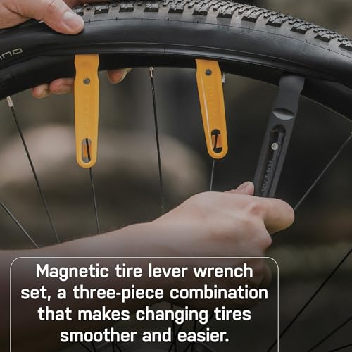 Topeak Shuttle Lever Pro – Professional 3-Piece Magnetic Tire Lever Set for Effortless, Damage-Free Tire Changes on Road, Gravel & Mountain Bikes | bike-hand-tools