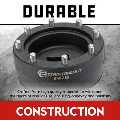 Powerbuilt Front Hub Nut Socket for Toyota Vehicles, 8 Pin Installation, Hub Lock Nuts Install - 240269 - style: Toyota