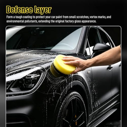 Scratch Remover for Vehicles, Car Scratch Remover Kit with Sponge, Upgrade Car Scratchs Remover for Deep Scratches in 60 Seconds, Quick Fix Removal Paste for Repair Scratche and Restore Shine (2pcs)