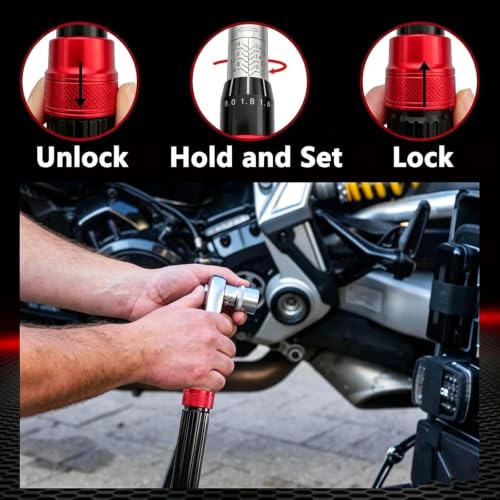1/4" Drive Click Torque Wrench Set, 2-24 N.m, 32Pcs Bicycle Torque Wrench Kit with Extension Bar, Adapters & Bits, for Bike, Motorcycle or General Household Repair with Portable Case