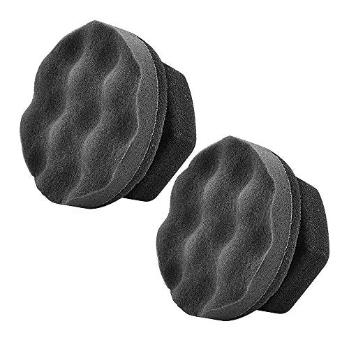 IPELY 2 Pack Large Tire Shine Applicator Pad, Durable and Reusable Hex-Grip Tire Dressing Applicator Pad for Applying Tire Shine - size: Applicator-2Pack