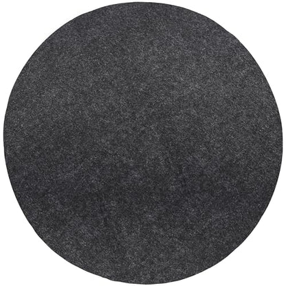 9X9 Ft Heavy Duty Oil Spill Mat, Absorbent Oil Pad, Premium Maintenance Mats, Protective Flooring for Under Cars (Black, 90 x 90 Inch) - size: 7'7" (Round)