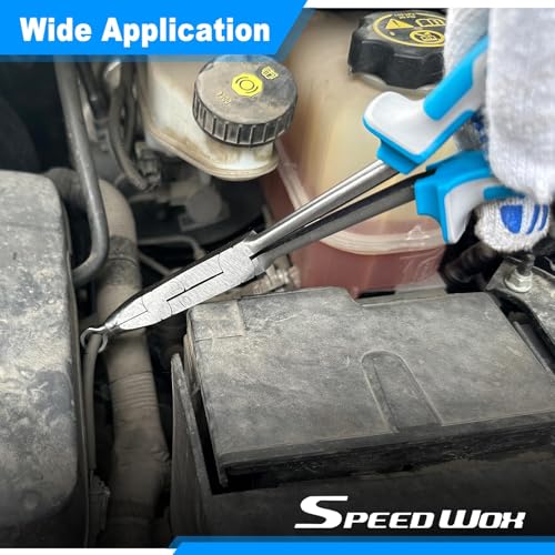 SPEEDWOX 3pcs 13-Inch Long Reach Double Joint Ring Nose Pliers - XL Pivot for Hose Grip 1/3" 3/4" Diameter Removal in Narrow Spaces - style: 3PCS Hose Grip Pliers
