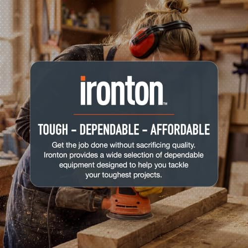 Ironton Car Ramps 12000 Lb GVW Set of 2, High-Impact Poly Vehicle Ramps 6000 Lb Each, 35.5 in. L x 12 in. W x 8.5 in. H, Non-Skid Tread and Rubber Feet, for Cars, SUVs, Trucks and Vans