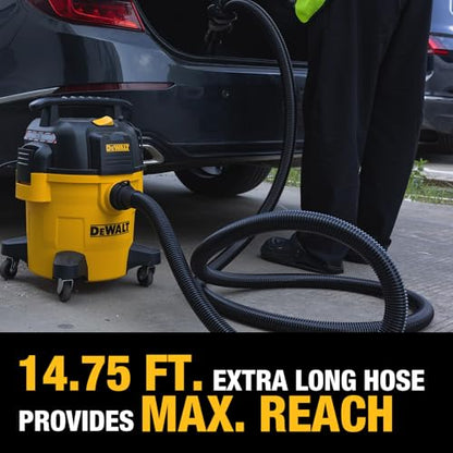 DEWALT 8-Piece Car Detailing Vacuum Hose Accessory Kit, DXVA13-0801 | Compatible with Most Wet and Dry Shop Vacuum, Shop Vac Attachments for Efficient Cleaning