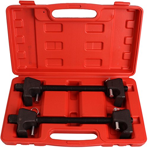 CARTMAN 11.5in Strut Spring Compressor Tool | Forged Hooks, Hardened Center Screws, 3/4 in Hex, Fits 1/2 in Drive, Compresses Coil Springs for Strut Service