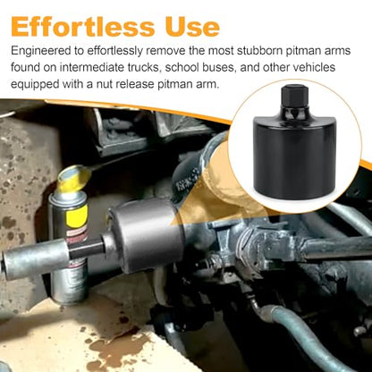 Intermediate Pitman Arm Puller 10388 for Medium Duty Trucks, School Busses | Fits More Vehicles, Intermediate Pitman Arm Puller for Class 3-5 Trucks and Equipment