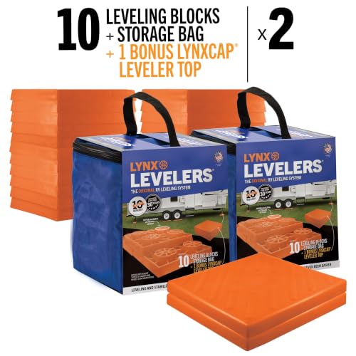 Lynx Levelers 22 Pack Including 2 Lynx Cap Leveler Tops - 00014 - size: 20 Pack