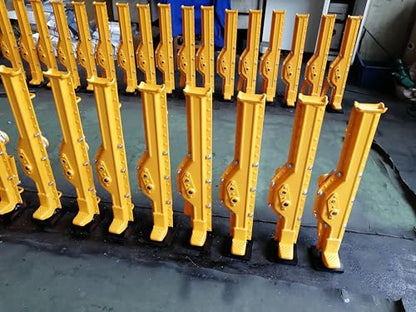 Mechanical Machinery Jack, Heavy Duty 3500LBS Capacity Rack Jack, Steel Construction for Lifting Trucks