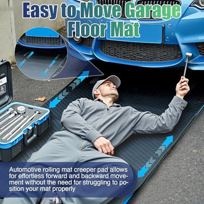 Rolling Creeper Mat Car Repair | Foldable, Storage Bag