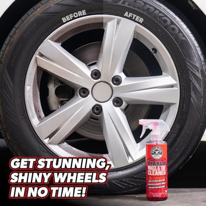 Chemical Guys, 17-Piece Car Detailing Kit, Interior, Wheel & Wash Cleaners | Takes a neglected car from grimy to detailed inside and out; the brushes reach vents, seams and lug nuts by hand