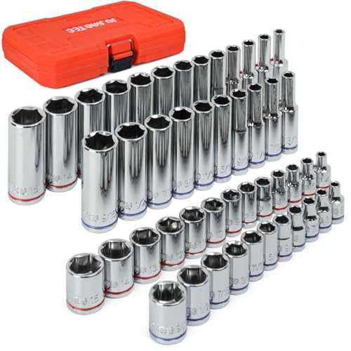 47-Piece 1/4" Drive Impact Socket Set - size: 47pcs Deep & Shallow