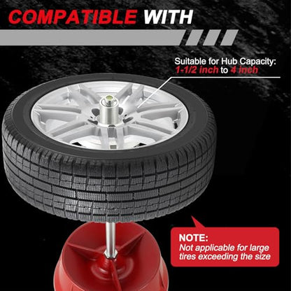 DASBET Portable Bubble Wheel Balancer Tire Balancer with Bubble Level | Heavy Duty Auto Car Wheel Repair Balancer Rim Balancing Machine Tire Changer for Cars Light Trucks