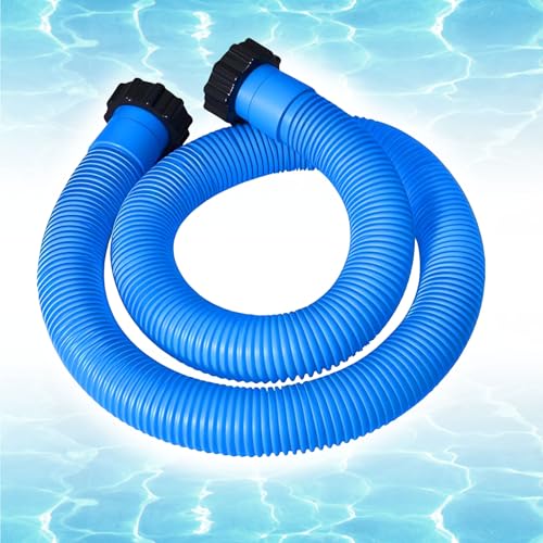 1.5" Replacement Pool Pump Hose for Above Ground Pools Accessories - 29060E Pool Hoses for Intex 1,500 GPH Pump, Sand Filters ＆ Saltwater System (Blue -1 Pack) - color: Blue -1 Pack