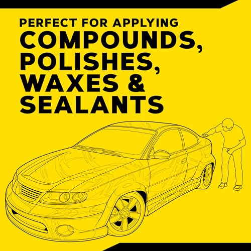 Meguiar's W0004 Supreme Shine 4" Foam Applicator Pads – 4 Count (Pack of 6) - size: (Pack of 6)