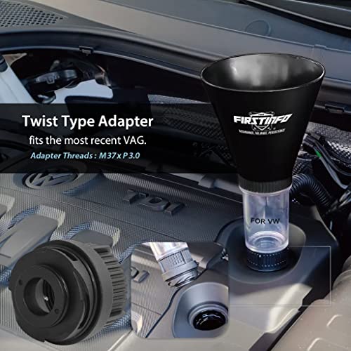 FIRSTINFO Engine Oil Funnel for Volkswagen Vehicles | Spill-Free Hands-Free, Easy Oil Change Tool, F3553VW