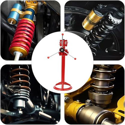 Spring Compressor Tool | Cast Iron Vehicle Auto Strut Spring Compressor, Coil Spring Press Removal Tool, Shock Absorbing Spring Disassembly Tool for Car Repairing,2200lbs Load Bearing Capacity