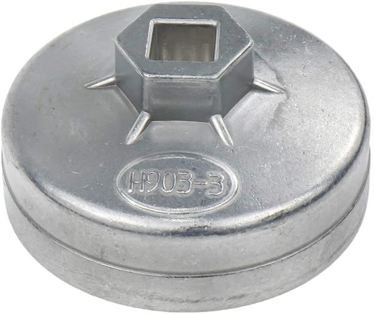74mm Max Inside Dia 15 Flutes End Cap Oil Filter Wrench Auto Tool - size: Model 903-3