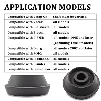 2051-40 Wheel Balancer Truck Dual Collet Centering Cone, Adjustable 4.72"–6.85" Fit, Compatible with 40mm Shaft, Durable Replacement for 2051-40/205140, Precision Alignment Tool