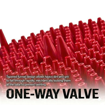 10.4" Heavy Duty Car Wash Bucket Insert (2-Pack) & Wash Mitt Kit - 10.6 oz Detailing Dirt Separator & Grit Trap, Scratch-Free Auto Wash, Fits 3.5 to 5 Gallon Buckets (Red Kit) - color: 2pack Red