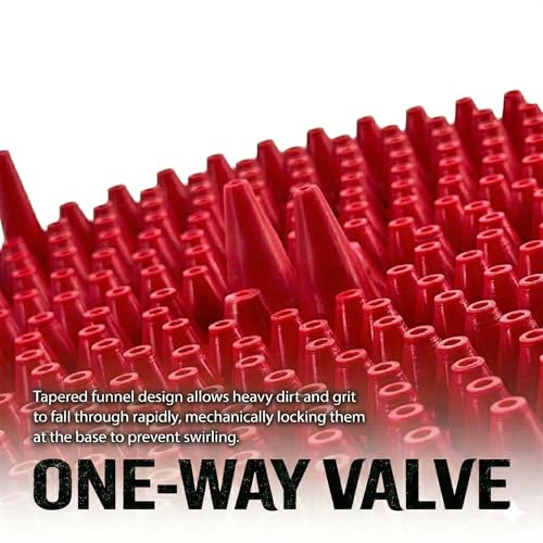 10.4" Heavy Duty Car Wash Bucket Insert (2-Pack) & Wash Mitt Kit - 10.6 oz Detailing Dirt Separator & Grit Trap, Scratch-Free Auto Wash, Fits 3.5 to 5 Gallon Buckets (Red Kit) - color: 2pack Red