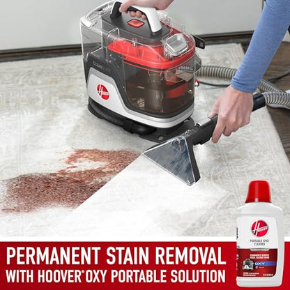 Hoover CleanSlate Plus Portable Carpet + Upholstery Spot Cleaner Machine | Powerful Suction with Versatile Tools, Pet Stain Remover, Car and Auto Detailer, Pair with Hoover Carpet Cleaner Solution - style: CleanSlate Plus