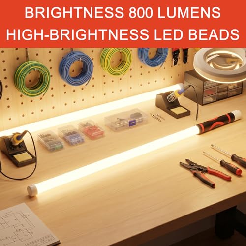 Flexible LED Flashlight Stick, 75cm/30in Premium Rechargeable & Bendable Mechanic LED Work Light with 3 Lighting Modes Suitable for Automotive Repair & Lighting in Tight Spaces