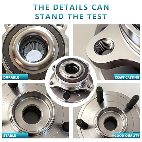 513275 Wheel Bearing Hub Assembly for Ford Flex 2009-2019, Taurus 2010-2019 | Hub for Lincoln MKT MKS MKX, Edge, Eliminates Noise, Simple Installation, Direct Bolt-On, OEM Quality, No Warning Lights - size: 513275