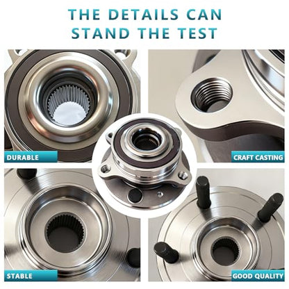 513275 Wheel Bearing Hub Assembly for Ford Flex 2009-2019, Taurus 2010-2019 | Hub for Lincoln MKT MKS MKX, Edge, Eliminates Noise, Simple Installation, Direct Bolt-On, OEM Quality, No Warning Lights - size: 513275