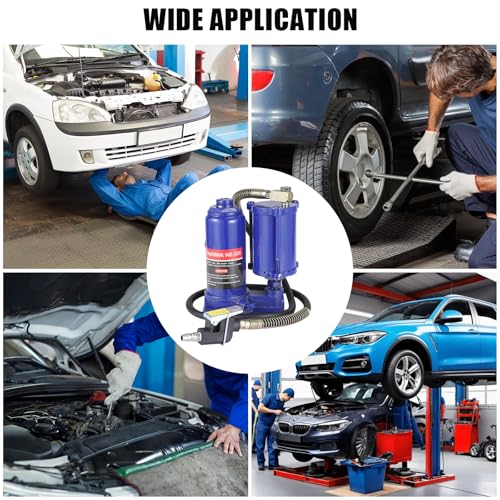 Heavy Duty Air Hydraulic Bottle Jack for Auto Repair and Home Lifting – Manual Hand Pump, Pneumatic Power, Reliable Industrial Jack – 5 Ton or 32 Ton Capacity