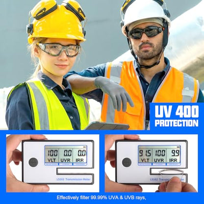 OXG Safety Glasses for Men, ANSI Z87.1 Anti-Fog Impact Resistant Protective Eyewear, Foam Gasket, UV400 Protection - color: 3-clear-yellow
