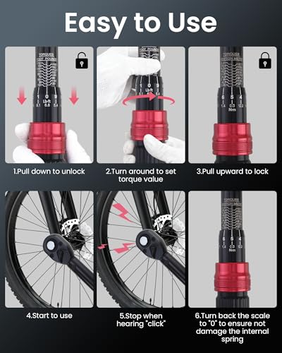 1/4 3/8 1/2 Inch Torque Wrench Sets, 10-170 FT.LB, 5-50 FT.LB, 20-240IN.LB, ±3% Precision 3 Pcs Click Torque Wrench Kit, 72-Tooth Dual Scale for Automotive, Bicycle, Motorcycle, DIY Projects - size: 3PCS Set (10-170 FT.LB & 5-50 FT.LB & 20-240IN.LB), styl