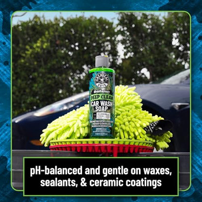 Chemical Guys, High Impact Deep Cleaning Car Wash Soap, High Suds, 1 Gallon | High-lubricity suds lift dirt and grime from paint, wheels and exterior, gentle in cannons or buckets, bubble gum scent - size: 128 Fl Oz (Pack of 1)