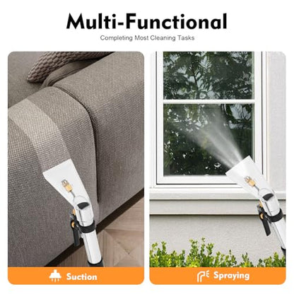 40L/11Gal Professional Upholstery Cleaner Machine 1000W Commercial Carpet Cleaning Machine 3 in 1 Extractor Vacuum Washing Machine Sofa Curtain Carpet Cleaning Machine