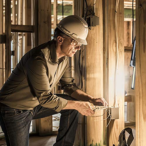 Feit Electric Compact Handheld LED Work Light Flashlight with 250/500 Lumens Ultra Bright, Magnetic Base, Hanging Hook, 6500K Daylight, Foldable and Rechargeable Handheld Flood Light - WORK500BAT - size: 13 inches