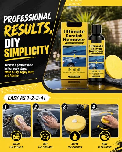 NanoPolix Scratch Remover,2026 New Scratch Remover for Vehicles,Quick Fix Removal Paste for Deep Car Scratch Remover,All Paint Colors Polishing Kit Quick Repair Scratches and Restore Shine (1 Set)